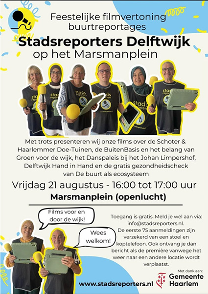 Wijkplatform Leefbaar Vondelkwartier | Stadsreporters Buurtreportages