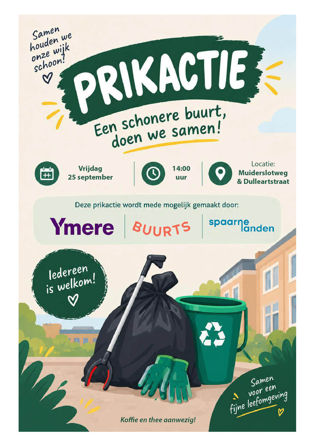 Wijkplatform Leefbaar Vondelkwartier - Prikactie, 25 september